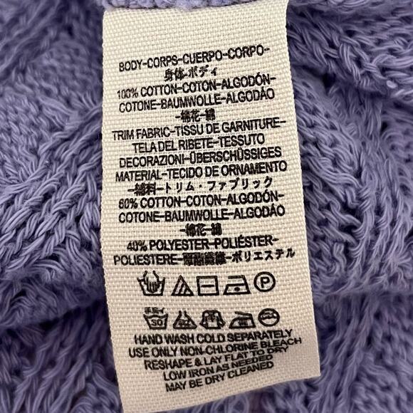 We The Free Thien's Hacci Sweater Long Sleeve Top Periwinkle Purple Women’s L - Picture 6 of 9